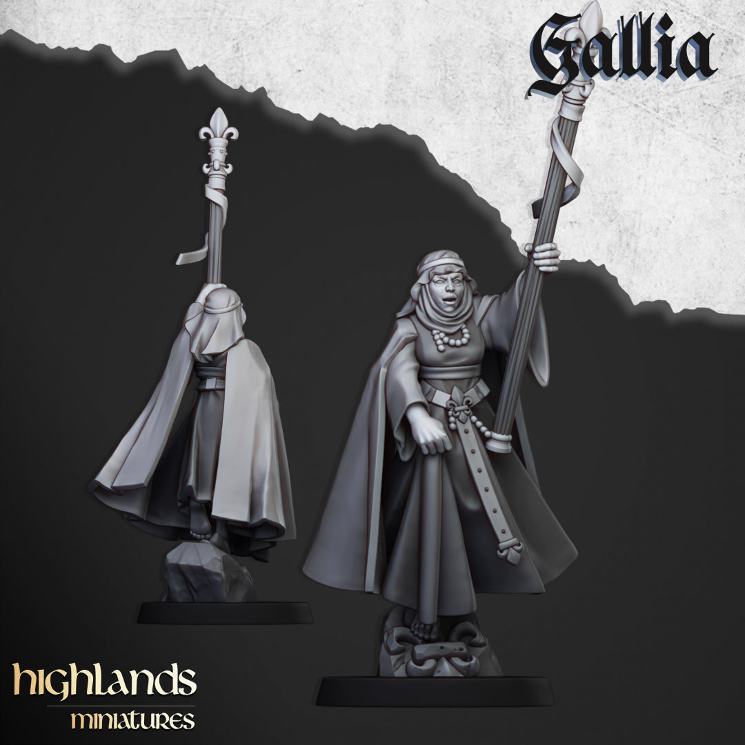 Damsel of Gallia on Foot - Highlands Miniatures (1)