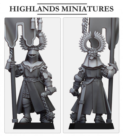 Gallia Battle Standard Bearer on Foot- Highlands Miniatures (1)
