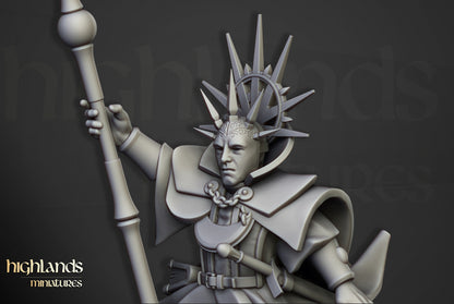 High Mage of Sunland on Pegasus - Highlands Miniatures (1)