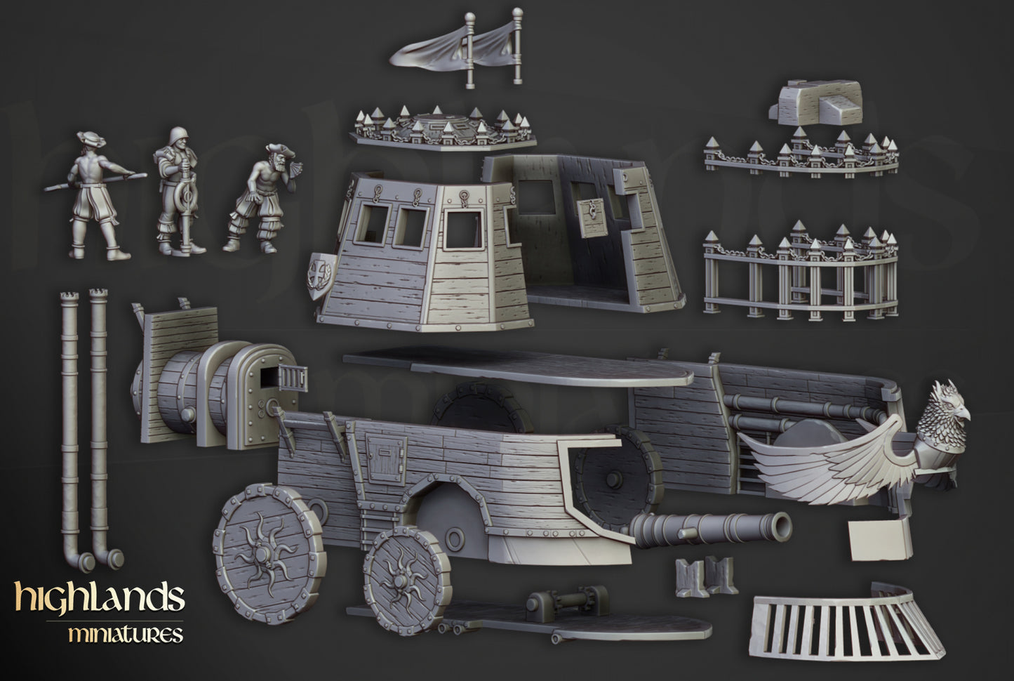 The Iron Opinicus - Highlands Miniatures (1)