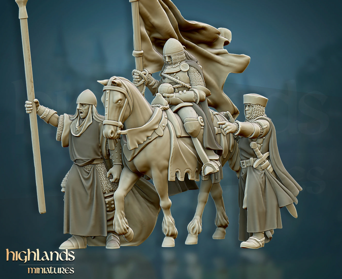 The CID and the sacred reliquary - Highlands Miniatures (1)