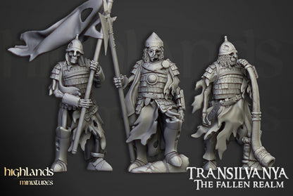 Skeleton Boyar Guard with Swords - Highlands Miniatures (10)