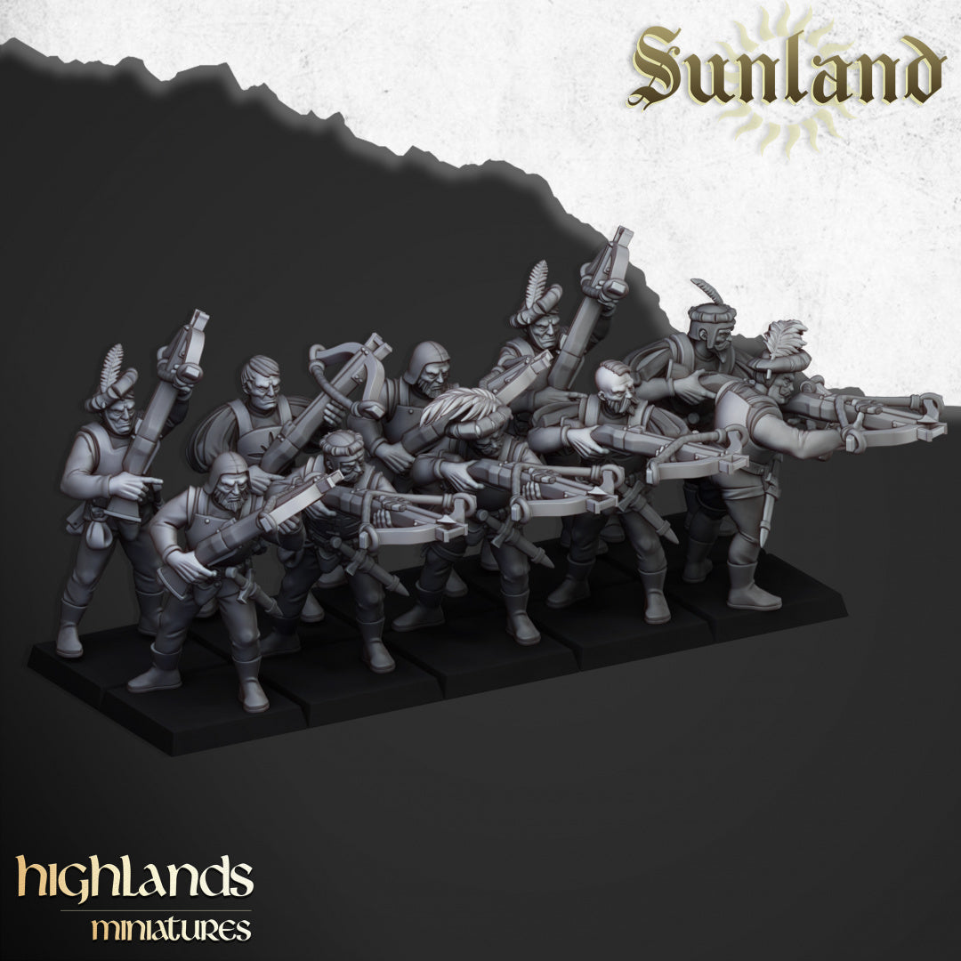 Sunland Crossbowmen - Highlands Miniatures (10)