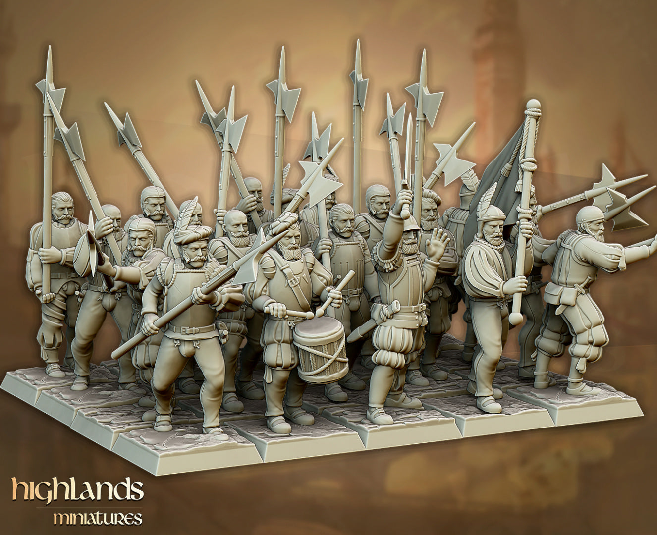 Sunland Imperial Troops - Highlands Miniatures (10)