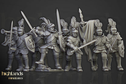 Sunland Knights on Foot - Highlands Miniatures (10)