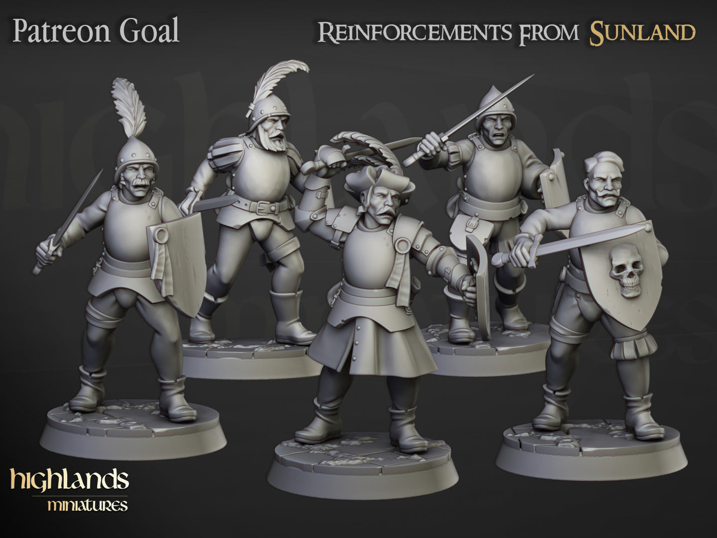 Sunland Swordsmen - Highlands Miniatures (10)