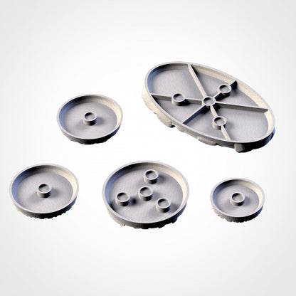 Egyptian Bases Textured Scenic Round and Oval Bases Compatible With Warhammer 40k Aos Standard or Topper