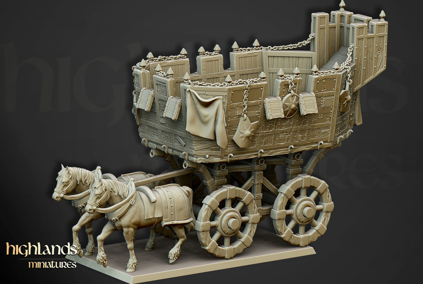 The Wittemberg Wagon - Highlands Miniatures (1)