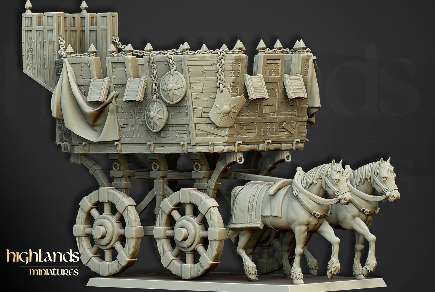 The Wittemberg Wagon - Highlands Miniatures (1)