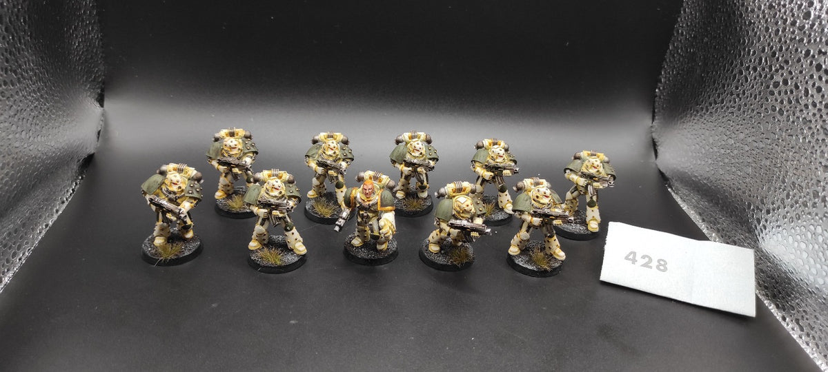 (10) 30k Space Marines Heresy Marines Death Guard OOP Death Guard Chaos Space Marines Warhammer 40k -1284-