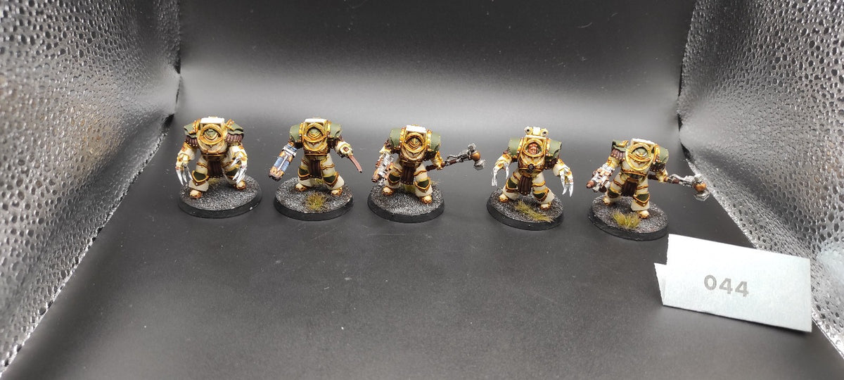 (5) 30k Space Marines Terminators Legion Cataphractii Resin OOP Warhammer 40k -1280-