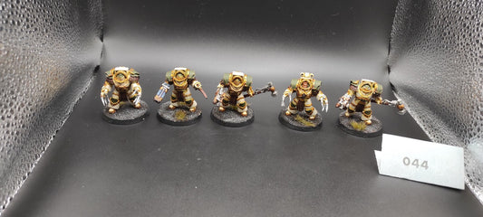 (5) 30k Space Marines Terminators Legion Cataphractii Resin OOP Warhammer 40k -1280-