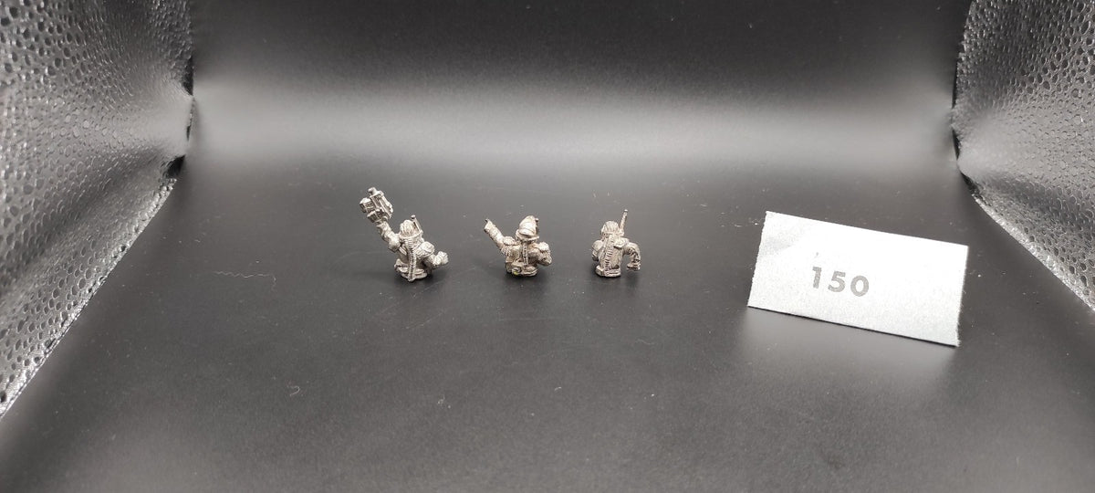 (3) Astra Militarum Imperial Guard Tank Commanders METAL OOP Warhammer 40k -1291-