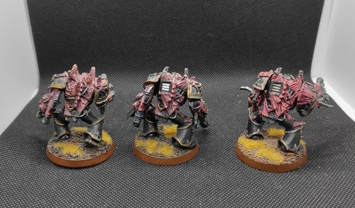 (3) Obliterators Metal Pro-Painted LP Chaos Space Marines Warhammer 40k -2202-