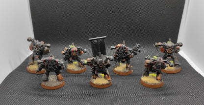 (7) Plague Marines Death Guard Pro-Painted LP Death Guard Chaos Space Marines Warhammer 40k -2207-