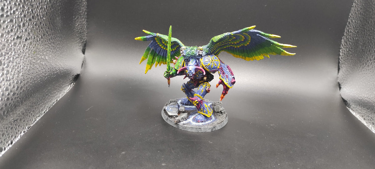 (1) Daemon Prince OOP METAL Pro-Painted Chaos Space Marines Warhammer 40k -2218-