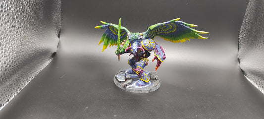 (1) Daemon Prince OOP METAL Pro-Painted Chaos Space Marines Warhammer 40k -2218-