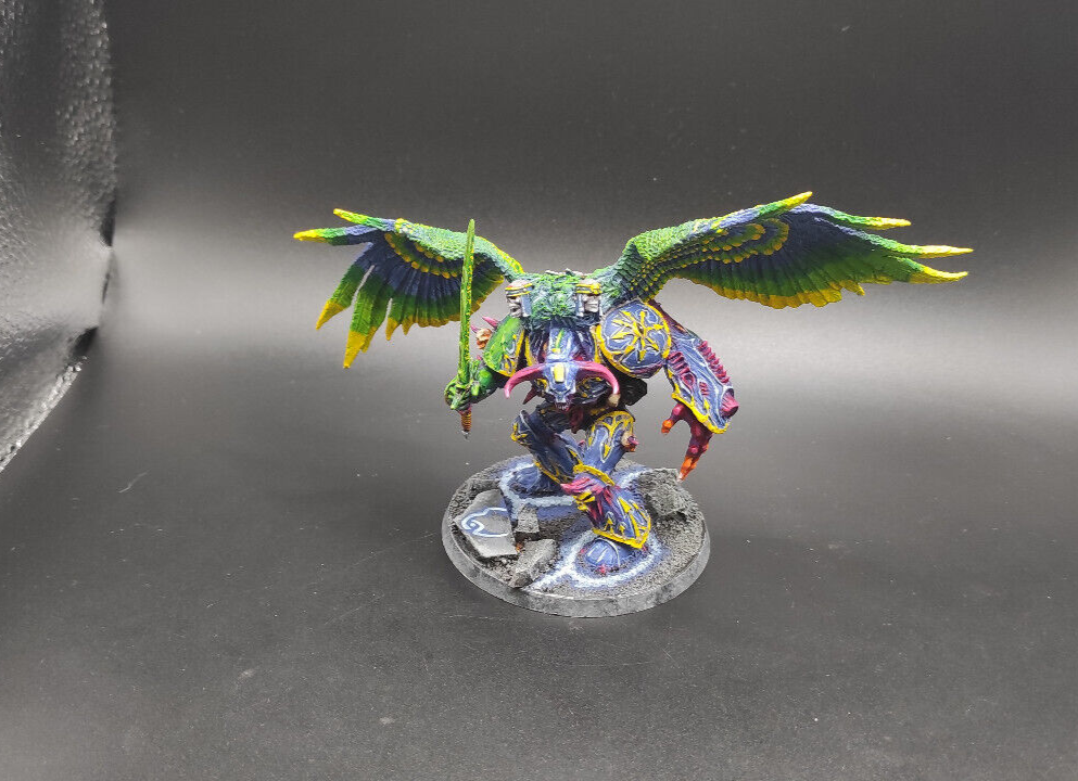 (1) Daemon Prince OOP METAL Pro-Painted Chaos Space Marines Warhammer 40k -2218-