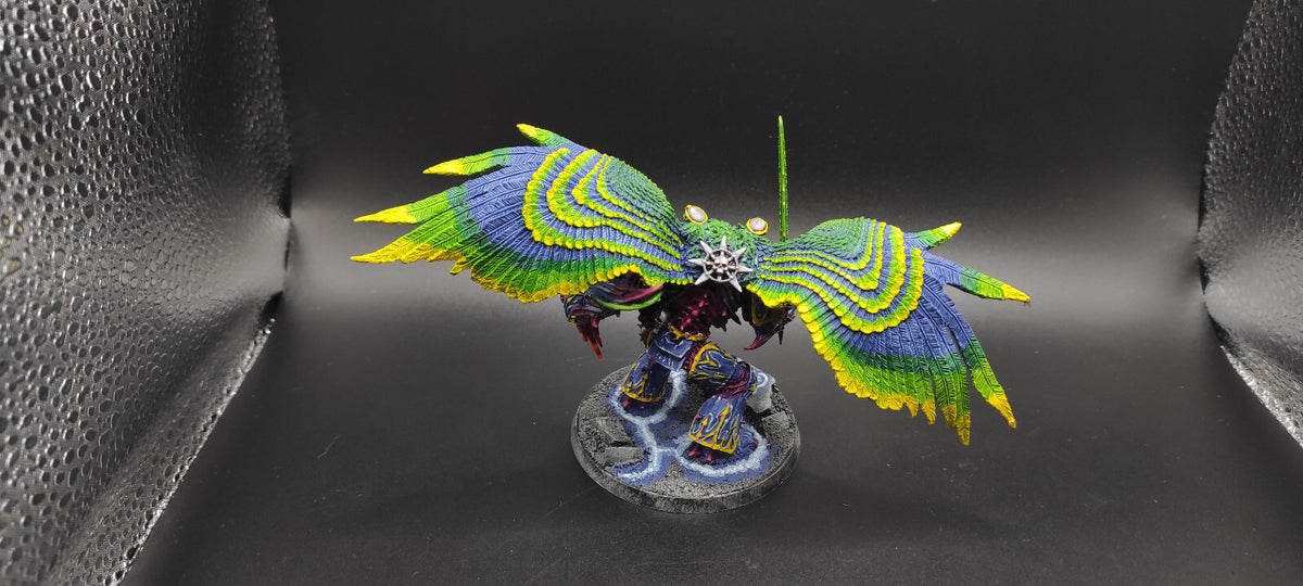 (1) Daemon Prince OOP METAL Pro-Painted Chaos Space Marines Warhammer 40k -2218-