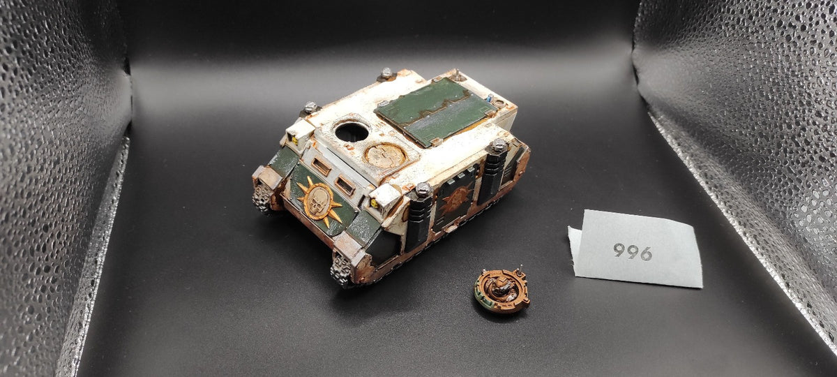 (1) Chaos Space Marines Death Guard Rhino Painted Warhammer 40k -1293-