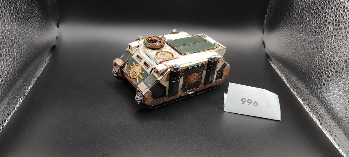 (1) Chaos Space Marines Death Guard Rhino Painted Warhammer 40k -1293-