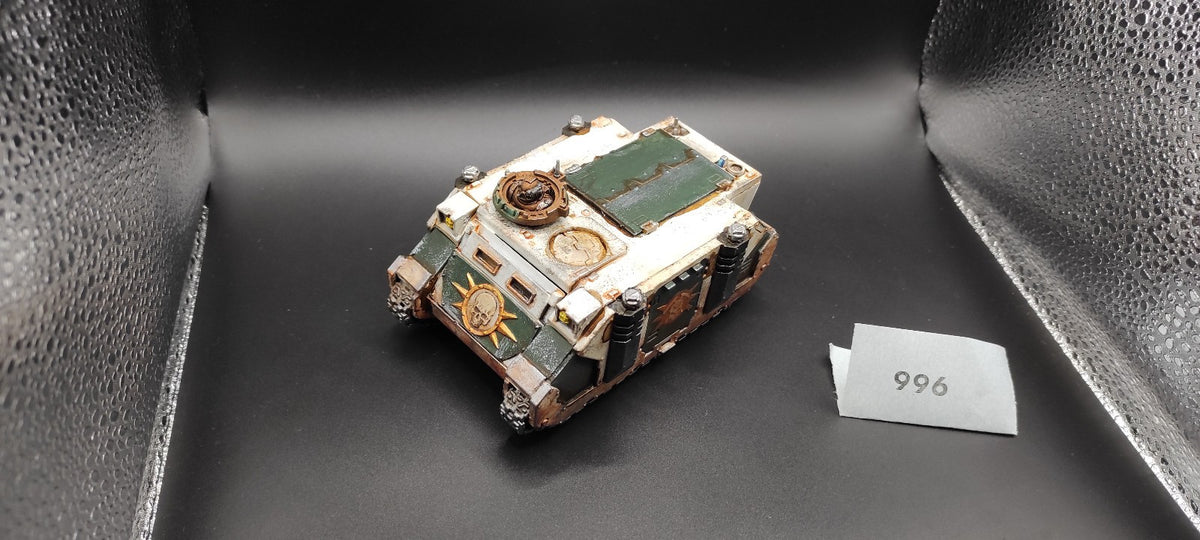 (1) Chaos Space Marines Death Guard Rhino Painted Warhammer 40k -1293-