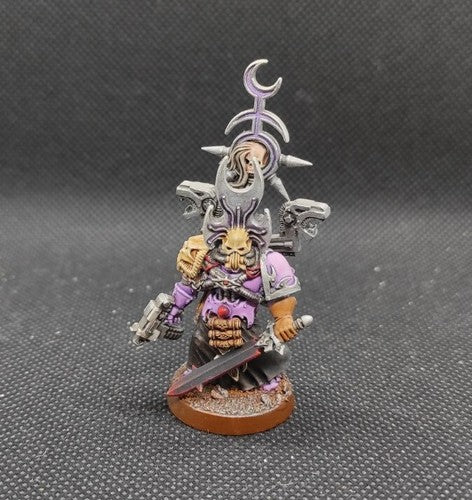 (1) Slaanesh Sorcerer Metal Pro-Painted LP Chaos Space Marines Warhammer 40k -2198-
