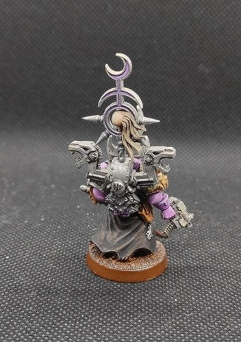 (1) Slaanesh Sorcerer Metal Pro-Painted LP Chaos Space Marines Warhammer 40k -2198-