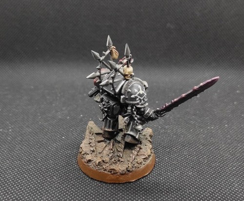 (1) Terminator Lord Sorcerer Pro-Painted LP Chaos Space Marines Warhammer 40k -2205-