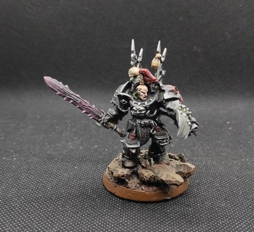 (1) Terminator Lord Sorcerer Pro-Painted LP Chaos Space Marines Warhammer 40k -2205-