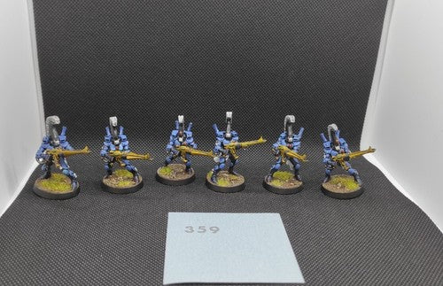 (6) Eldar Craftworld Aeldari Dire Avengers Painted OOP Warhammer 40k -2479-