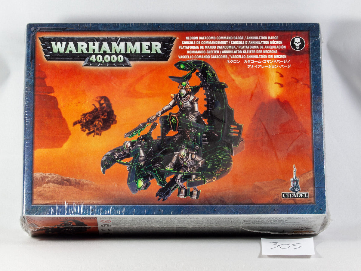 (1) Like NEW Necron Catacomb Command Barge Warhammer 40k -1988-