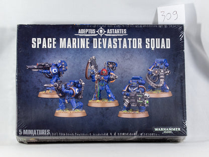 (5) Like NEW Space Marine Devastator Squad Warhammer 40k -1992-