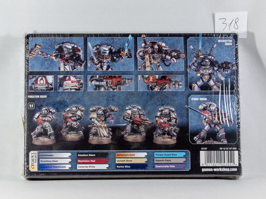 (5) Like NEW Space Marine Grey Knights Purifier Squad Warhammer 40k -1995-