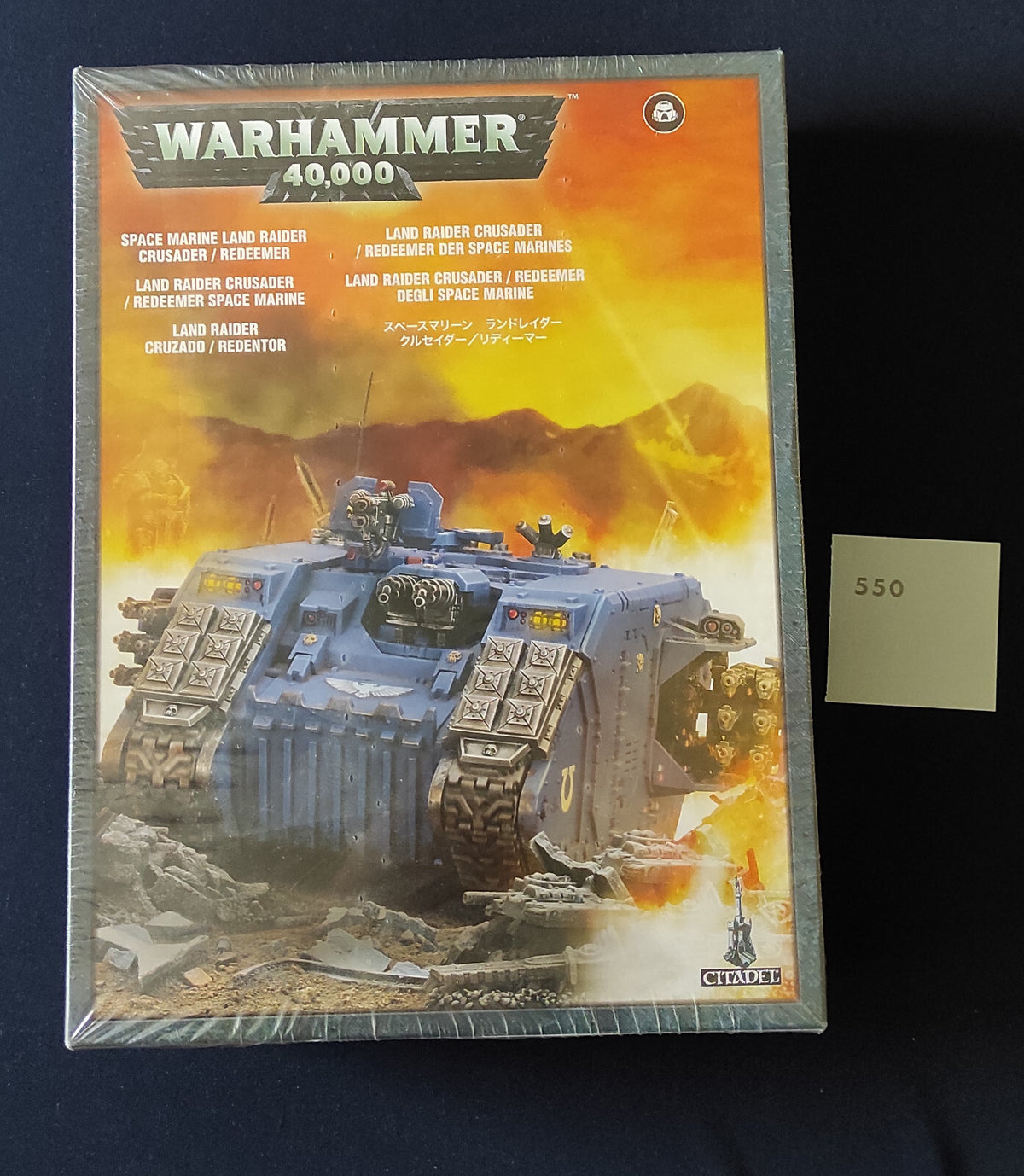 (1) Like NEW Space Marine Land Raider Crusader Redeemer Warhammer 40k -2014-