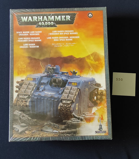 (1) Like NEW Space Marine Land Raider Crusader Redeemer Warhammer 40k -2014-