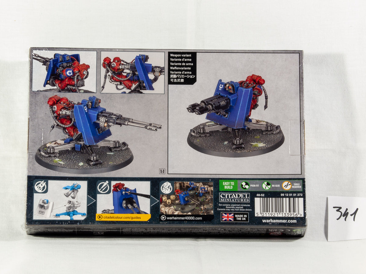 (1) Like NEW Space Marine Primaris Firestrike Servo-Turret Warhammer 40k -2002-