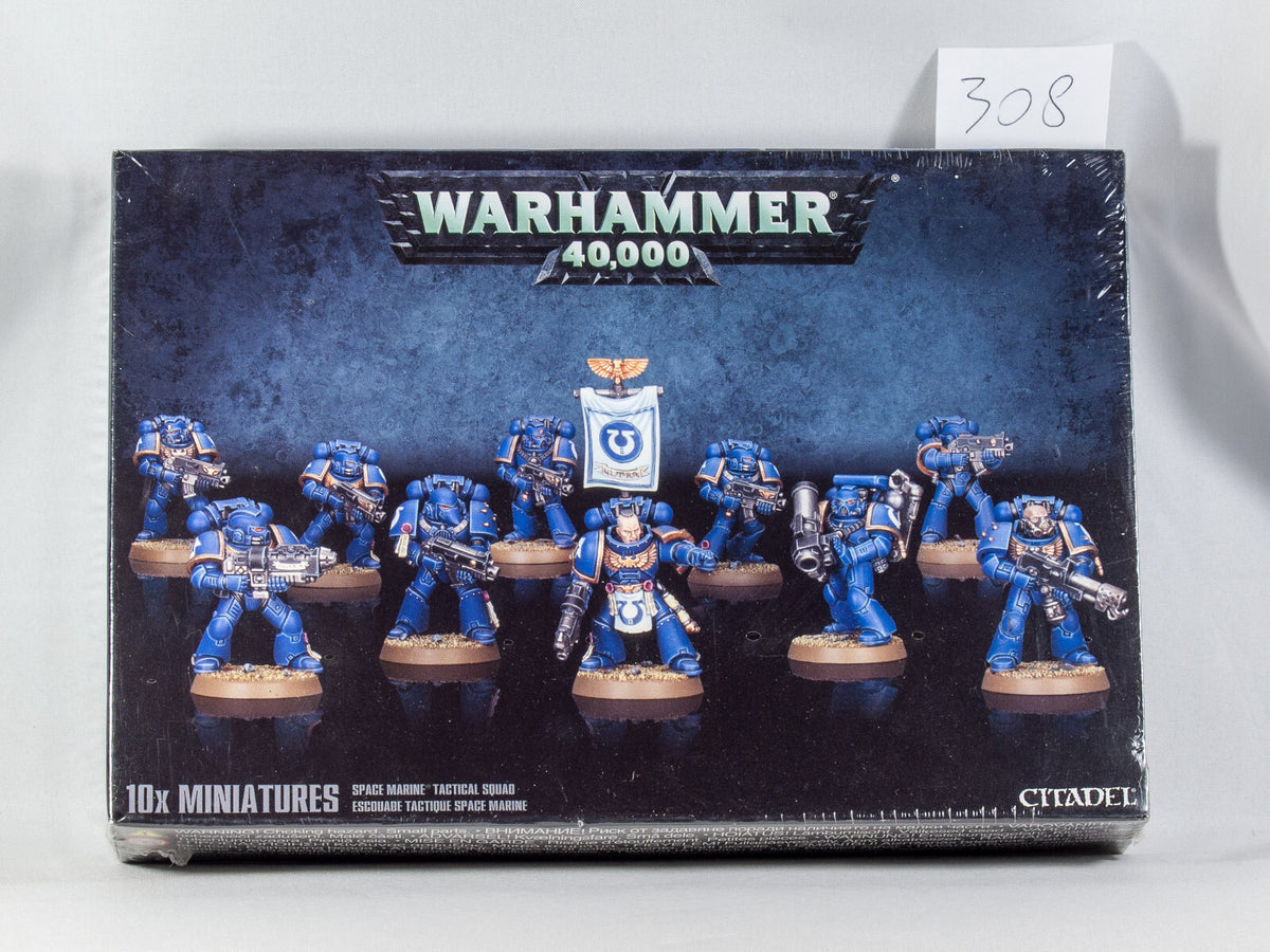 (10) Like NEW Space Marine Tactical Squad Warhammer 40k -1989-