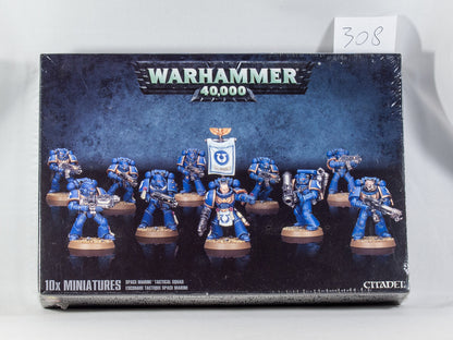 (10) Like NEW Space Marine Tactical Squad Warhammer 40k -1989-
