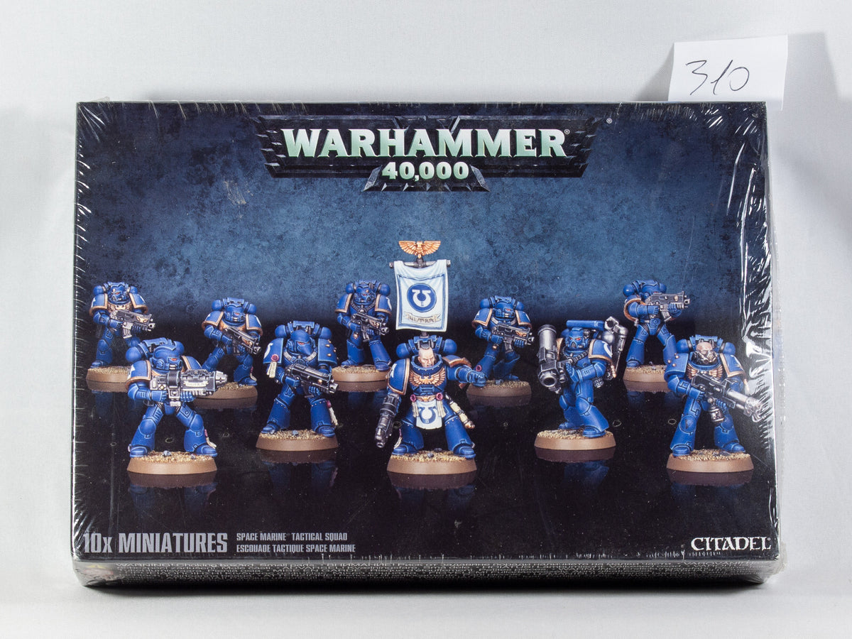 (10) Like NEW Space Marine Tactical Squad Warhammer 40k -1990-