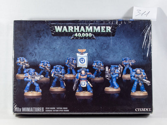 (10) Like NEW Space Marine Tactical Squad Warhammer 40k -1991-