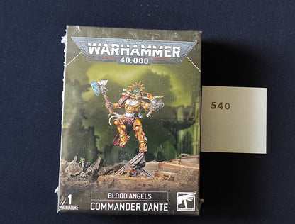 (1) Like NEW Space Marines Blood Angels Commander Dante Warhammer 40k -2012-