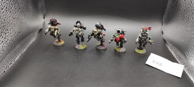 (5) Stormboyz Painted Orks Warhammer 40k -1662-