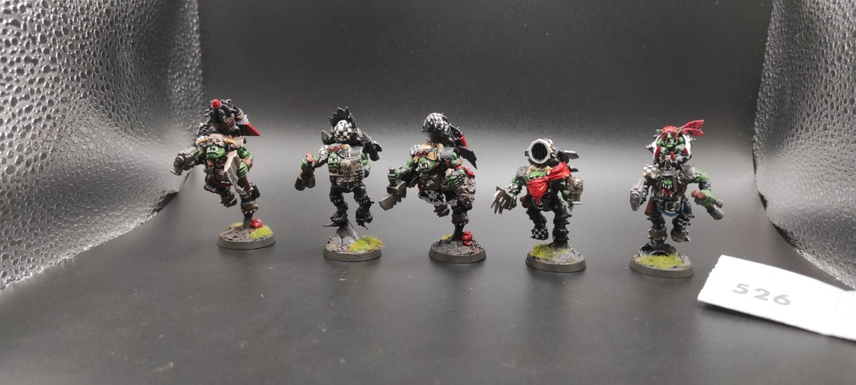 (5) Stormboyz Painted Orks Warhammer 40k -1662-