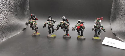 (5) Stormboyz Painted Orks Warhammer 40k -1662-