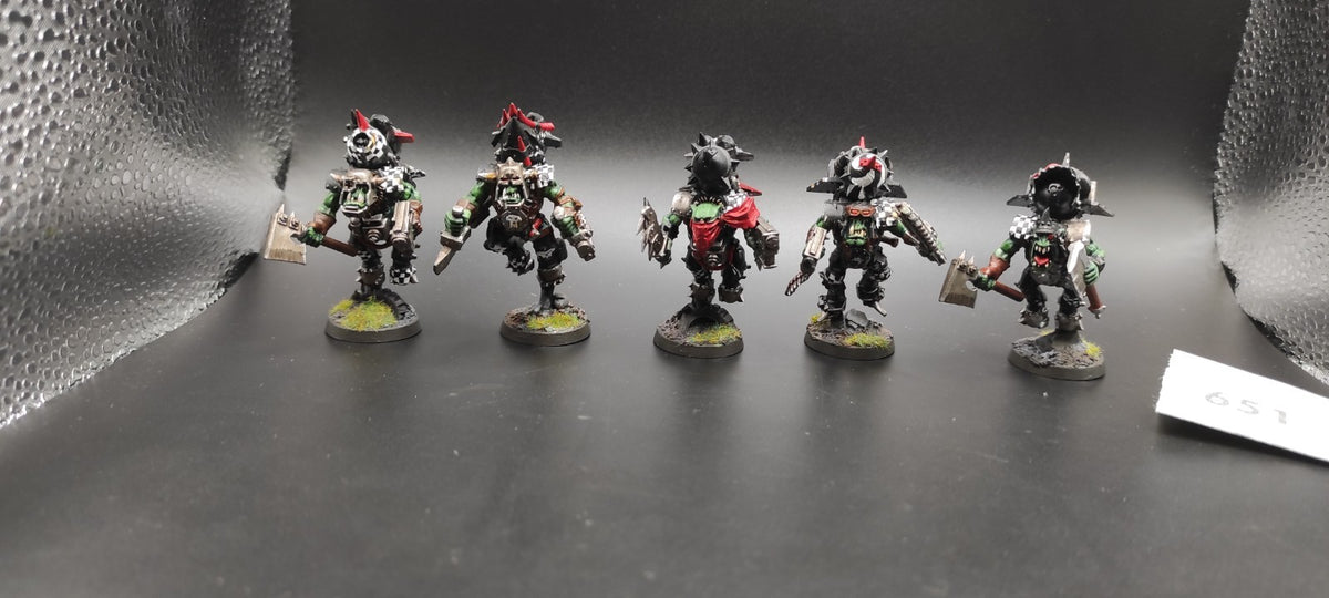 (5) Stormboyz Painted Orks Warhammer 40k -1661-