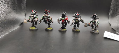 (5) Stormboyz Painted Orks Warhammer 40k -1661-