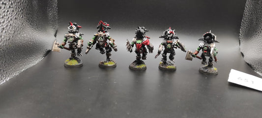 (5) Stormboyz Painted Orks Warhammer 40k -1661-