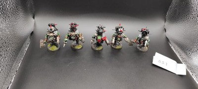 (5) Stormboyz Painted Orks Warhammer 40k -1661-