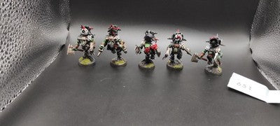 (5) Stormboyz Painted Orks Warhammer 40k -1661-